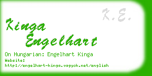 kinga engelhart business card